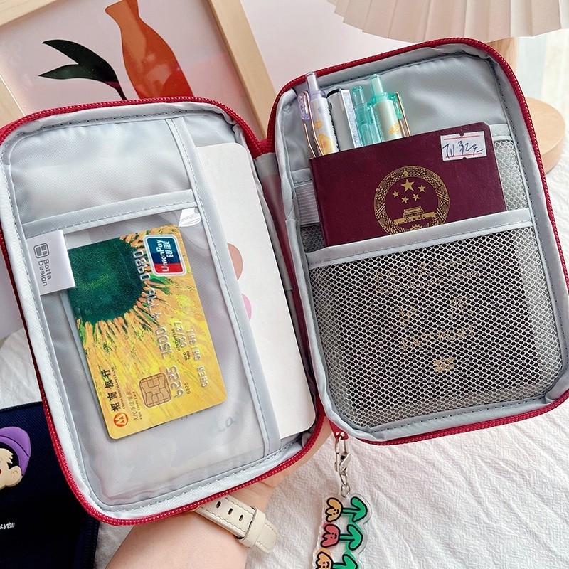 🎯限時免運🎯日式護照收納包 可愛護照夾 護照套 韓國 證件包 護照收納 存摺收納包 旅行