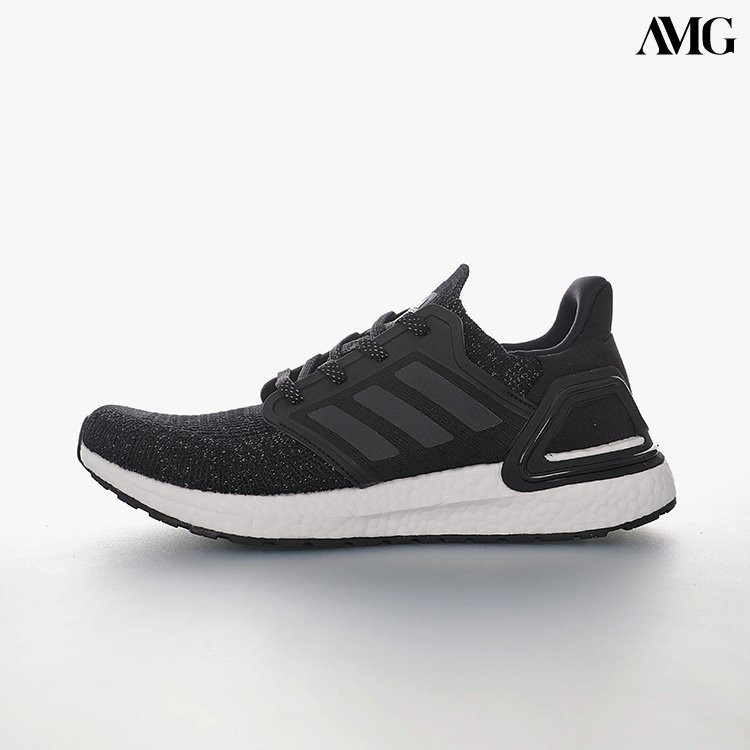 現貨 ADIDAS ULTRABOOST 2020 UB6.0 3M夜光針織休閒運動慢跑鞋「黑白」EG0708