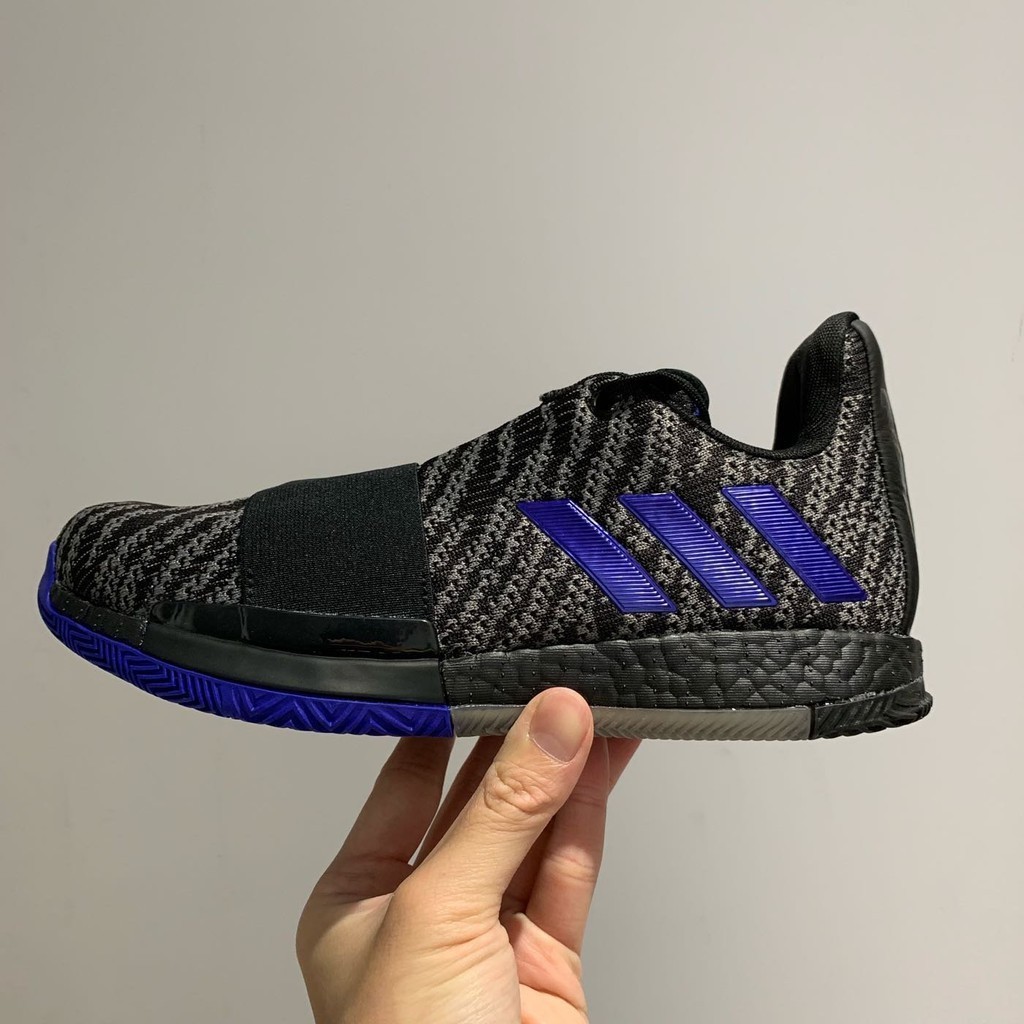 【下殺45折】adidas Harden Vol. 3 籃球鞋 愛迪達 黑藍色 編織 哈登 BOOST中底 EE3957