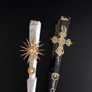 party神器🌸扇子 摺扇⭐復古宮廷風lolita手作燙金摺扇華麗歐式洛麗塔茶話會漫展道具扇子