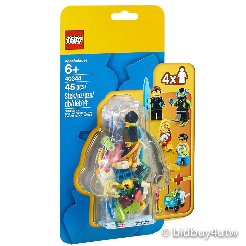 LEGO 40344 城市沙灘擴充包(4人) 城鎮系列【必買站】樂高盒組