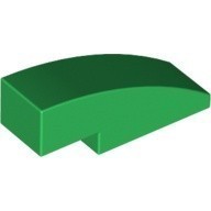 LEGO零件 弧形磚 3x1 50950 綠色 6039946【必買站】樂高零件