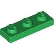 LEGO零件 薄板磚 1x3 3623 綠色【必買站】樂高零件