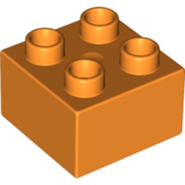 LEGO零件 得寶(基本磚) 2x2 橘色 3437 4159527【必買站】樂高零件