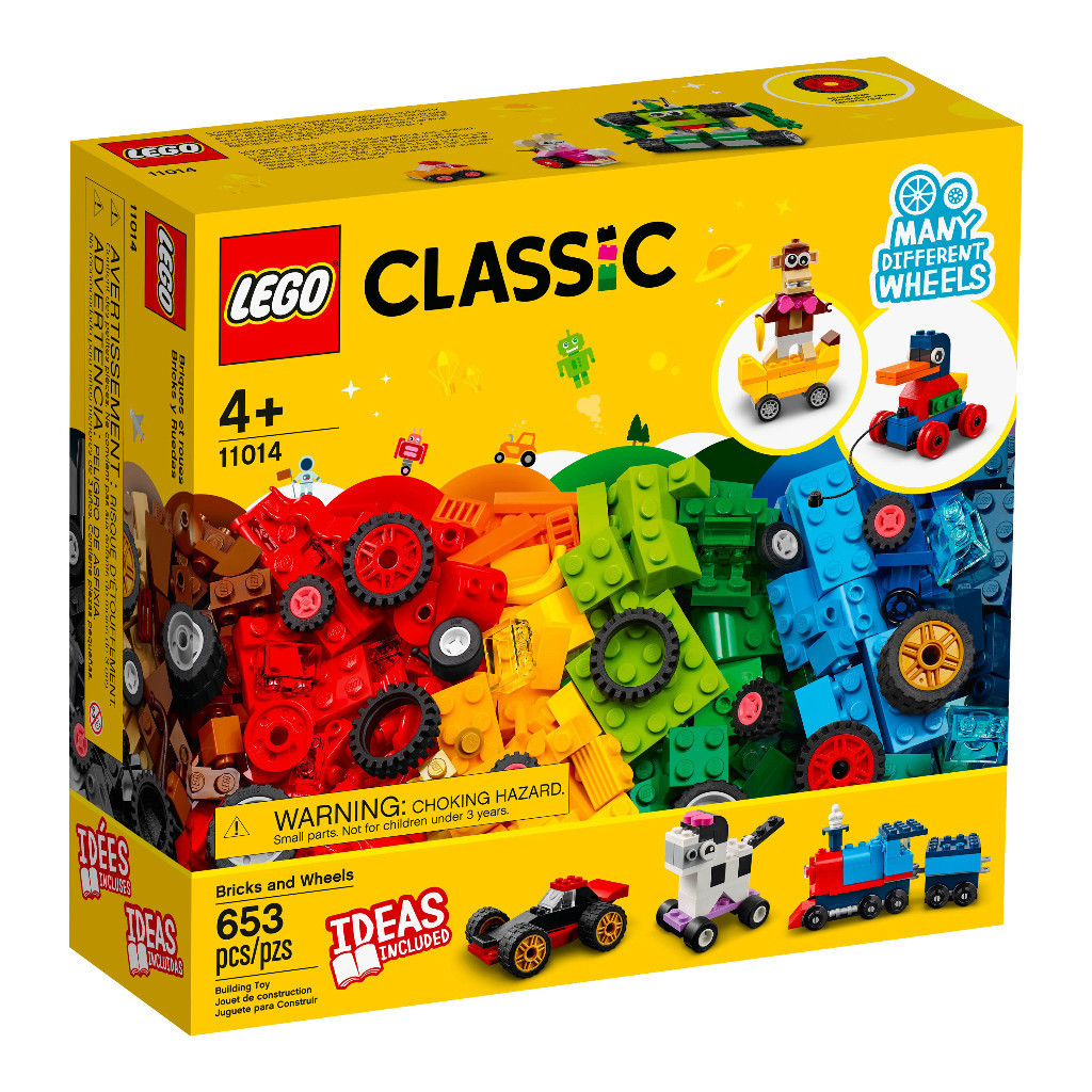 LEGO 11014 顆粒與輪子經典 Classic系列【必買站】樂高盒組