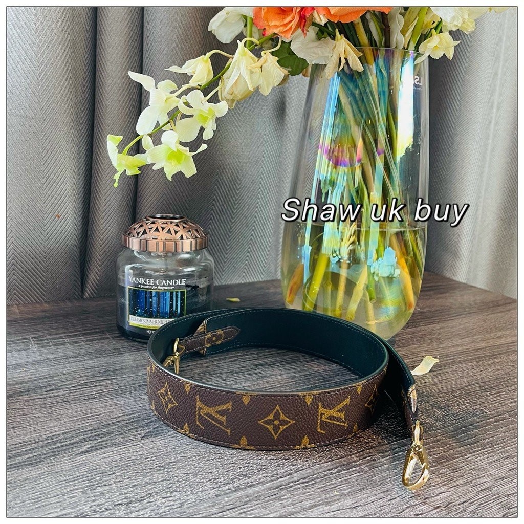 二手精品 LV 路易威登 J02288 經典老花 MONOGRAM 寬 肩帶 背帶 肩背 斜背 單雙面 三合一