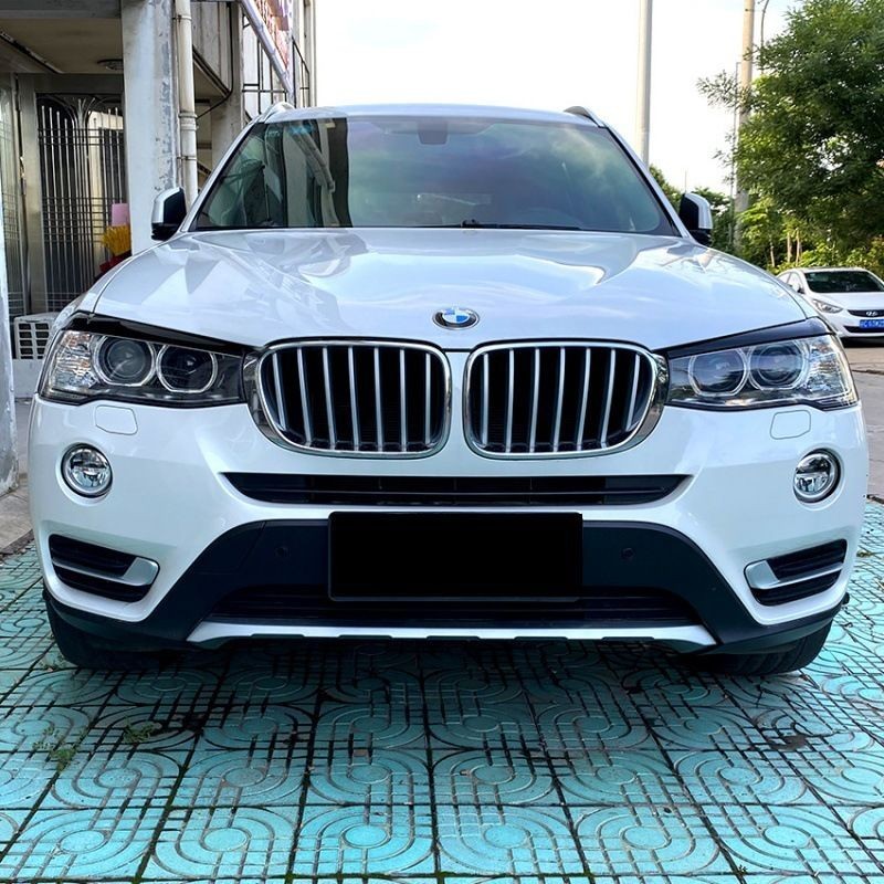 BMW 寶馬X3 F25 X4 F26 2014-2017前大燈燈眉外飾車貼改裝