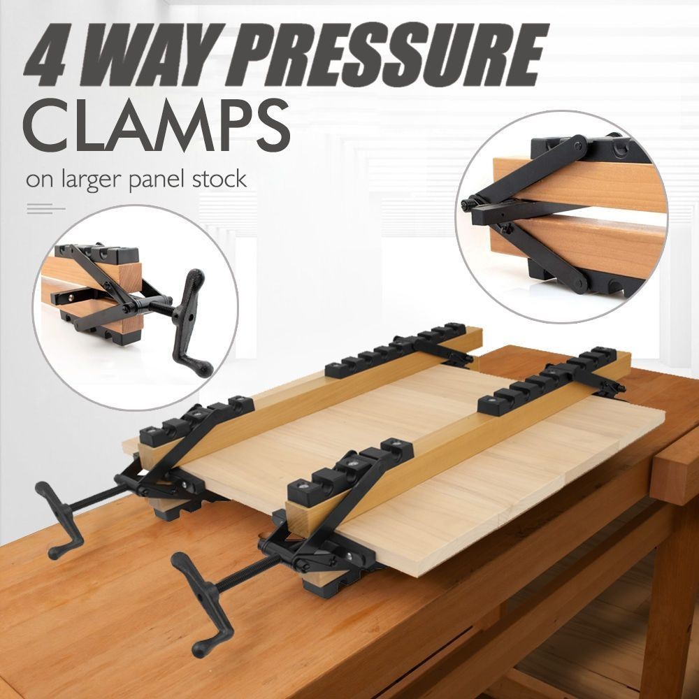 爆款!4向木工夾固定定位面板固定木工工具 厚木工拼板夾具
