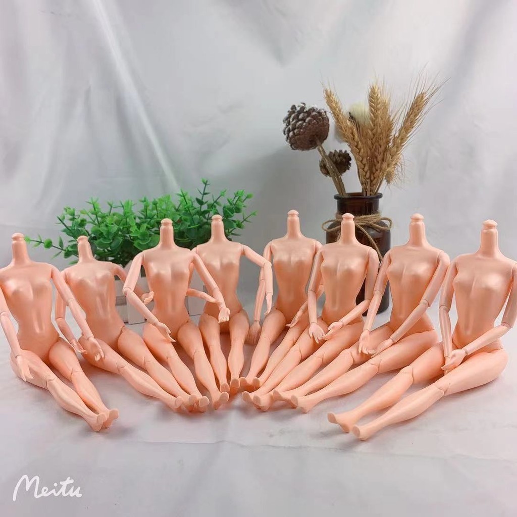 素體人偶 娃娃 芭比娃娃裸模素體單個身體裸娃玩具配件音樂公主蛋糕烘焙用系列