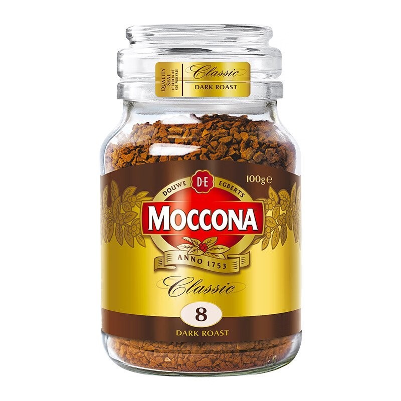 FJ4E 摩可納 Moccona  進口純咖啡粉 經典深度烘焙凍幹速溶黑咖啡 100g