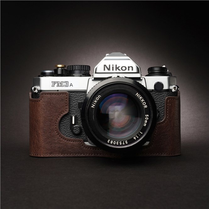 手工牛皮Nikon尼康FM2 FE2 FM3a真皮皮套 相機包膠片機復古保護套