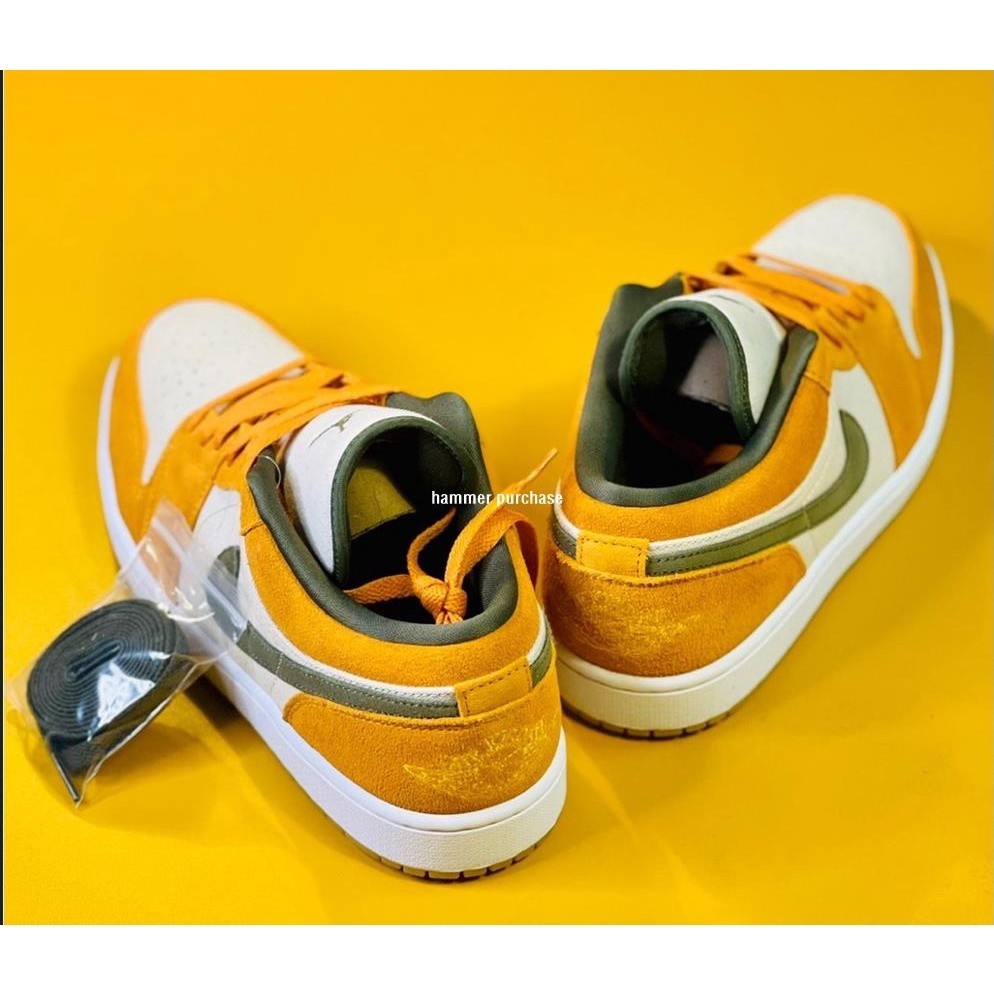 Nike Air Jordan 1 Low SE Light Curry 復古籃球鞋 男女鞋 DH6931-102