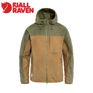 Fjallraven 小狐狸 男 High Coast Wind Jacket 夾克《蕎麥棕/綠》F82606/運動外套