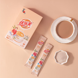 優樂美奶茶粉19gx10條袋裝低糖原味早餐代餐衝飲下午茶速溶衝泡飲料