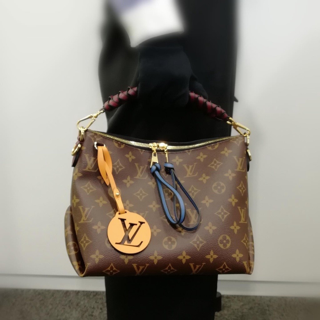 二手特價 LV 路易威登 Beaubourg Hobo微笑包 單肩包 斜背包 手提包 M55090 老花