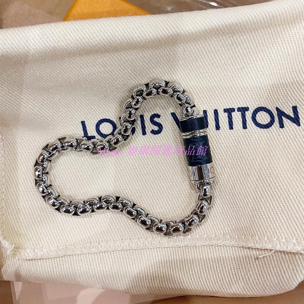 二手特價 LV 路易威登 MONOGRAM 手鏈 男女同款 手環 經典新款 M63107 現貨