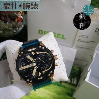 高端 迪賽DIESEL DZ7333 Mr Daddy 2.0 黑金霸氣大錶盤腕錶男手錶