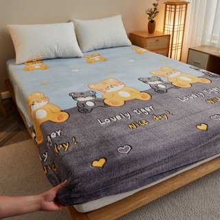 床包 保暖法蘭絨床包 床包三件套 加厚床包 保暖床包 珊瑚絨床包 附枕套 牛奶絨床包 防靜電 抗靜電