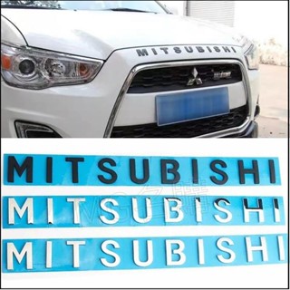 免運✅高品質✅MITSUBISHI Abs 三維三菱字母汽車前後行李箱貼紙標誌徽章適用於三菱 ASX Triton 帕傑