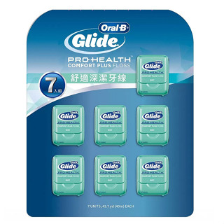 歐樂B Glide 舒適深潔牙線 薄荷口味 40公尺 X 7入 C3203155 a促銷到6/19 607