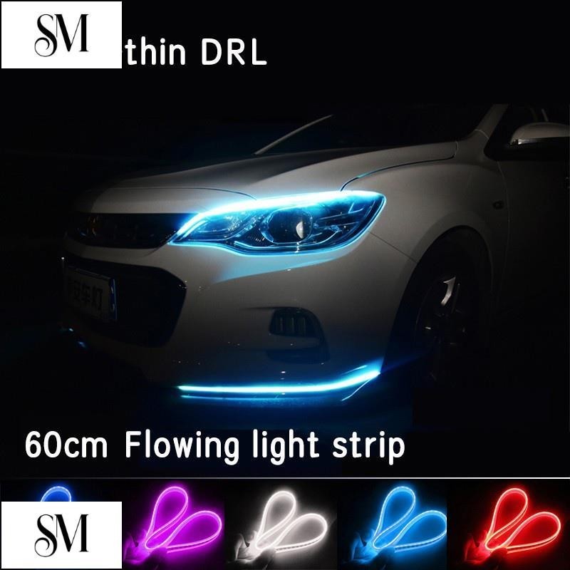 【SYM】汽車改裝 超薄 日行燈 Led 導光條 方向燈 流水導光條 燈條 汽車 帶轉向淚眼 Led方向燈 日行燈方向燈