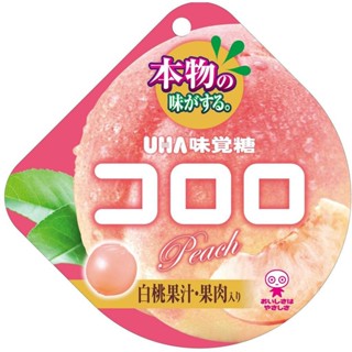 UHA味覺糖Kororo軟糖-水蜜桃40g【三友藥妝Tomod's】