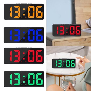 丸子精選Electronic Alarm Clock USB Snooze Large LED Display for