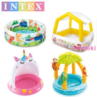 INTEX嬰幼兒童充氣游泳池戲水池洗澡池旅行浴盆沙池海洋球池多功能