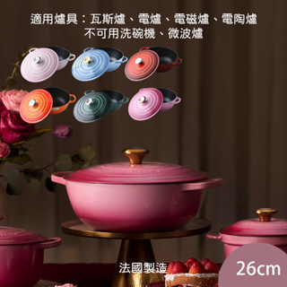 Le Creuset 鑄鐵鍋 湯鍋 燉鍋 鑄鐵 琺瑯鑄鐵鍋 送禮 26cm 現貨 [美學生活]