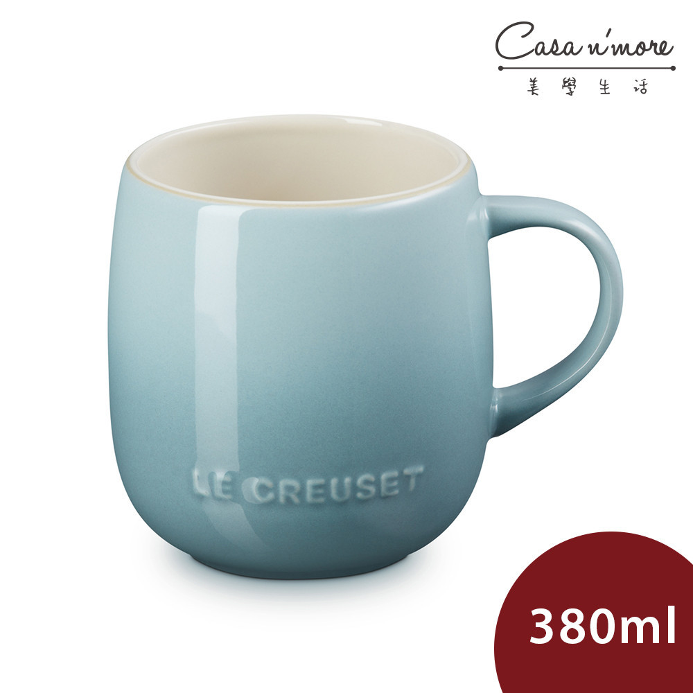 Le Creuset 蛋蛋馬克杯 茶杯 陶瓷杯 380ml 海洋之花