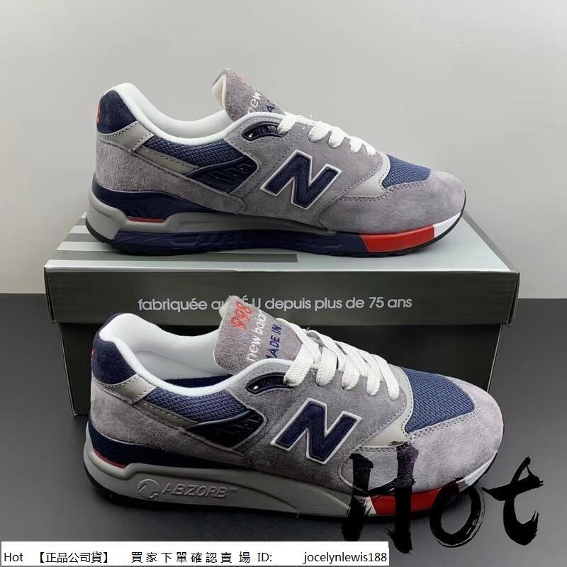 【Hot】 New Balance 998 灰藍 紐巴倫 麂皮 休閒 運動 慢跑鞋 M998GNR