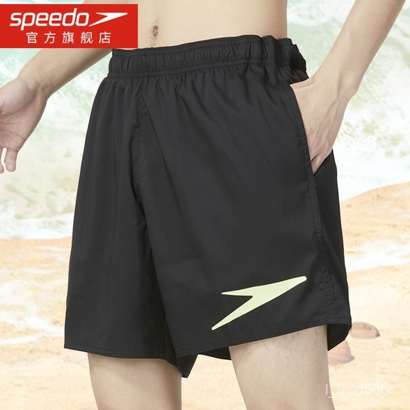 休閒側袋透氣褲子短褲沙灘男子運動Speedo泳褲排水快幹速比濤