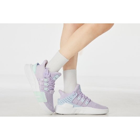 Adidas EQT BASK ADV W 經典 復古 低幫 耐磨 透氣 紫色 休閒 運動 慢跑鞋 FZ0216 女鞋