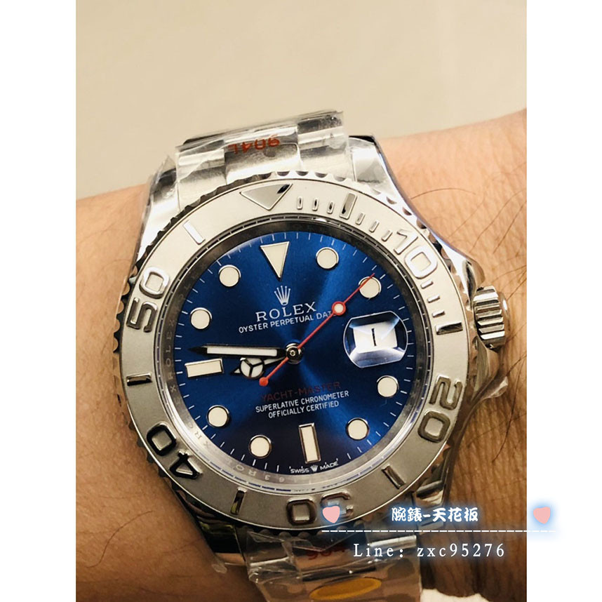Rolex 勞力士遊艇名士型268622藍盤腕錶