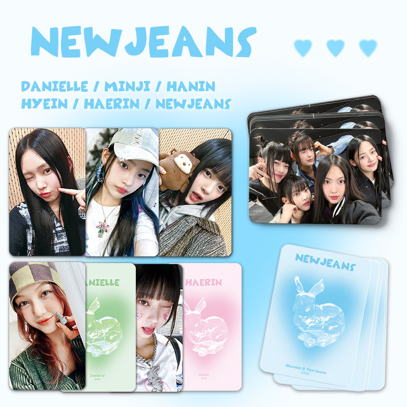 【滿159發貨】NewJeans周邊韓風小卡MINJI HANNI DANIELLE HAERIN HYEIN卡冊