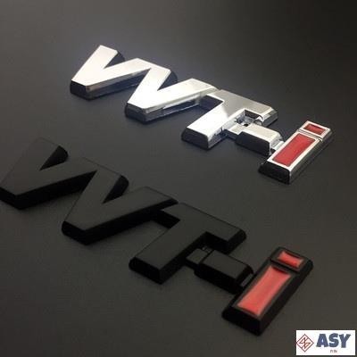 適用於豐田Toyota ALTIS 花冠vios 威馳VVT-I車標車貼改裝金屬葉子板標側標裝飾貼