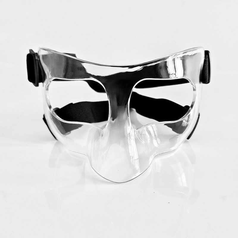 籃球面具護臉護鼻專用面罩透明籃球運動護具足球運動防撞nba面具
