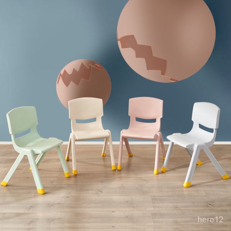 [高品質]幼兒園兒童椅子靠背小闆凳寶寶椅子加厚大號傢用防滑喫飯餐椅神器