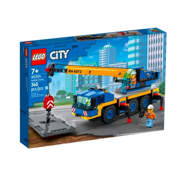 『現貨』 LEGO 60324	City-移動式起重機     盒組     【蛋樂寶樂高館】