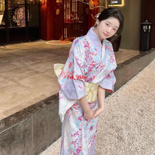 大麥日式和風浴袍少女洋裝旅拍改良版和服夏季