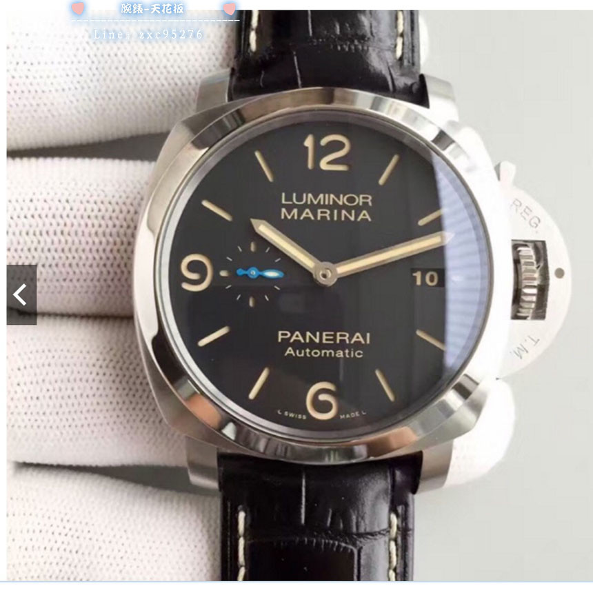 Panerai 沛家PAM1312 手腕錶海外代購 型男 訂金藍寶石鏡面 防刮花防水300米腕錶
