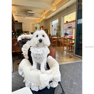⚡Auntmimipet 寵物推車 飄帶 框架 靠墊 吸取衝擊力 保護下巴 舒適感 可愛