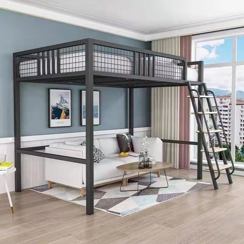 【益曼傢居】上下鐵床高閣樓床複式二樓加厚鐵架空架床單上層省空間公寓高架床