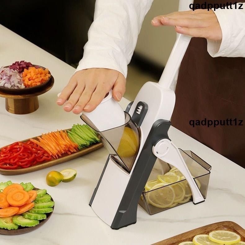 🔥熱銷🔥多功能切菜器 滾筒切菜器 刨絲器 切丁器 絞菜機 料理器 多功能器家用刨絲切片器廚房工具