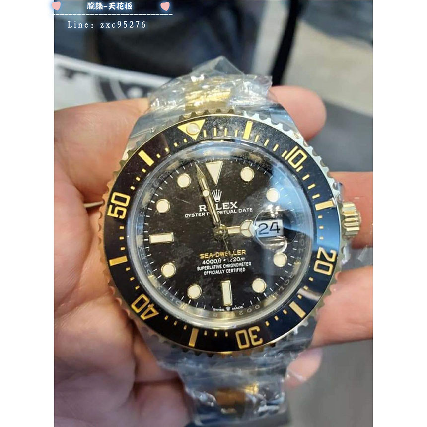 勞力士 126603 全膜 Rolex Sea-dweller 金海使腕錶
