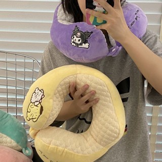 頭枕 U型頭枕 枕頭 立體蜂窩凸起護頸u型枕學生高顏值夏季清涼情侶款坐高鐵飛機午睡