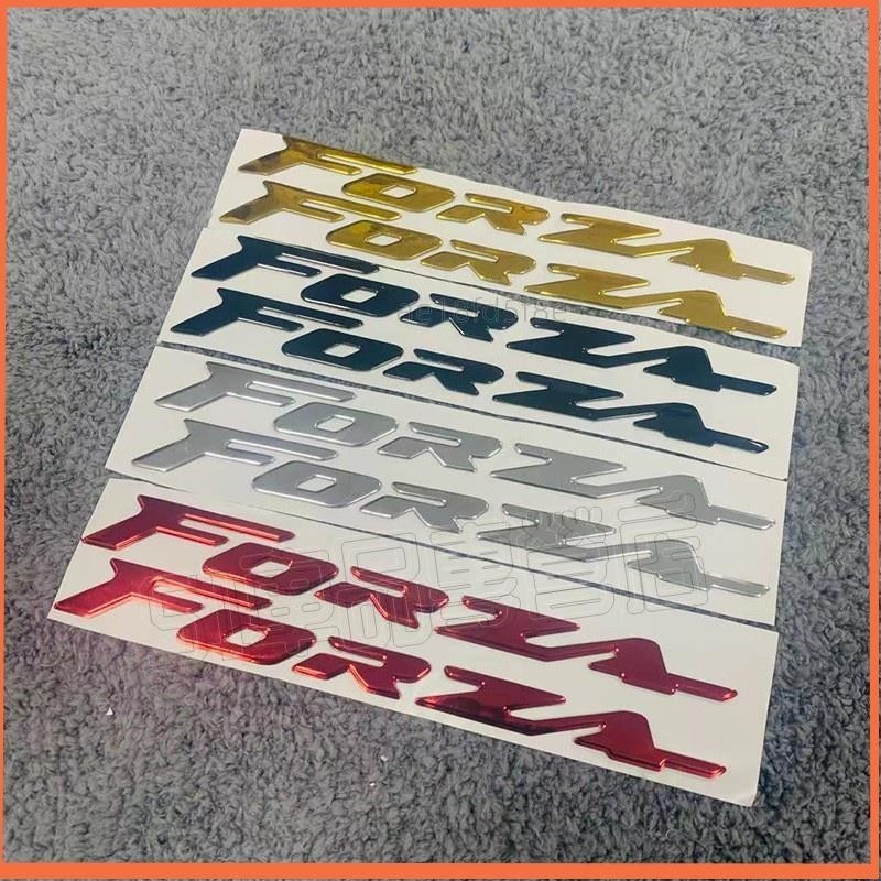 桃園出貨✅適用於本田機車 Forza logo標誌150 250 300 350 750 摩托車立體貼標 貼紙 裝飾✅免