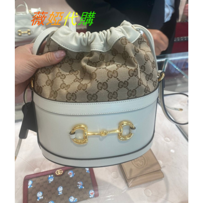 GUCCI 古馳 602118 馬銜扣1955系列水桶包 肩背包 斜挎包 個性時尚百搭水桶 精品 二手奢品