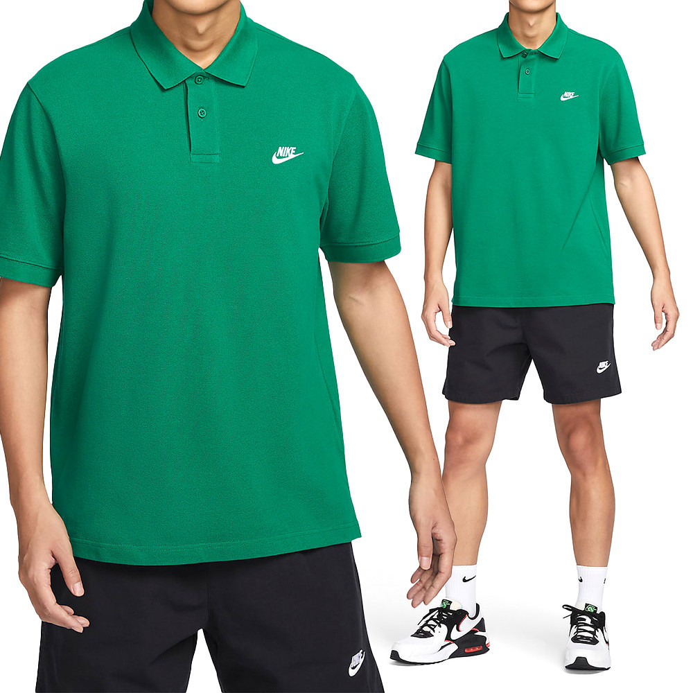 Nike Club Shorts 男款 綠色 梭織 抽繩 棉褲 運動 休閒 短褲 FN3304-365
