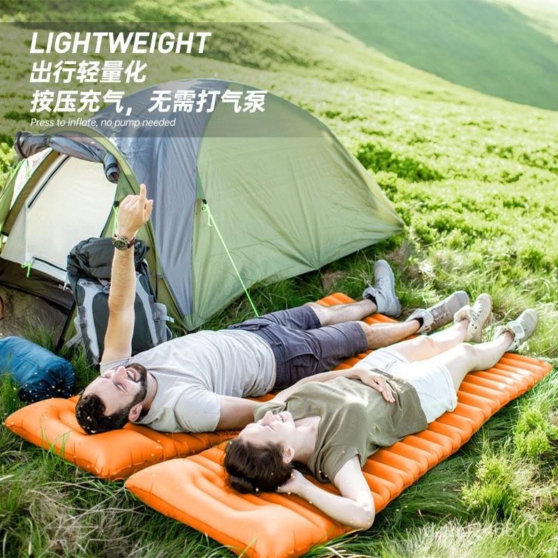 充氣TPU墊子戶外野營野餐加厚單雙人床墊便攜無需打氣筒露 UJX4